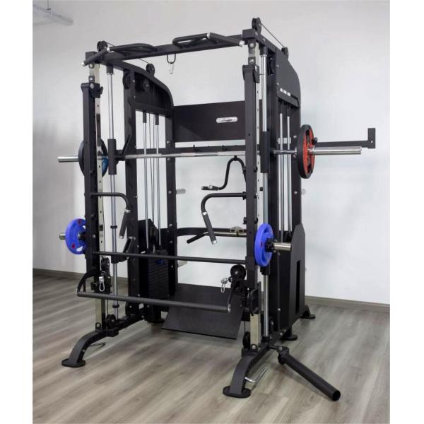 Commercial Gym Cable Crossover Multi-Function Station Smith Machine Leg Press Chest Exercise Steel Loaded Shoulder Training