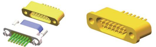 J30JM1-9ZK2-Q1 Micro Rectangular Connector 9 Contact Socket Receptacle
