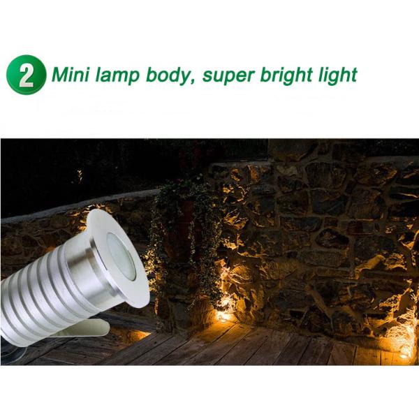 Small Led Outdoor Landscape Lighting Deck Step Wall Led Underground Light IP67 Low Voltage 12V Led Outside Lights