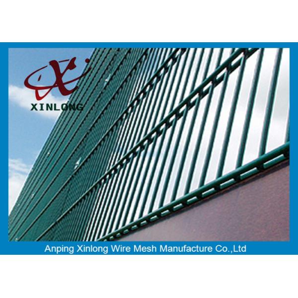 Strongly Double Wire Fence Powders Sprayed Coating For High Security Area