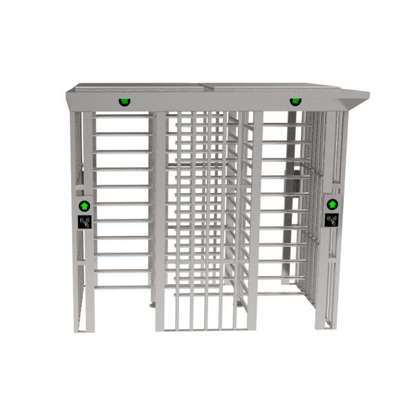 Intelligent Auto Arc Full Height Turnstile Waterproof Access Control With Double Lane