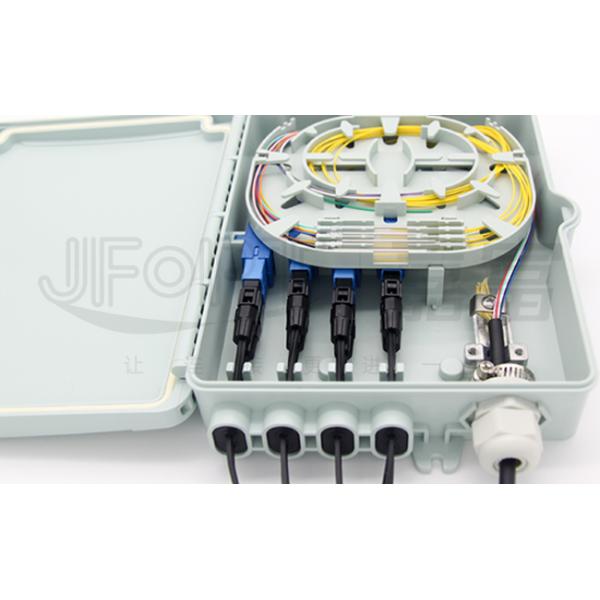 FTTH Fiber Optic Splitter Terminal Box 1 Input 8 Output Wall Mount