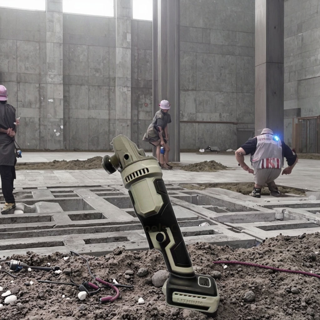 Cordless Brushless Angle Grinder - Compact Multitool for Polishing/Cutting