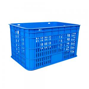 Quality Solid Box High Pressure Plastic Basket Crate Tray Pallet Box Food Grade Plastic Crates 520 x 360 x305 for sale