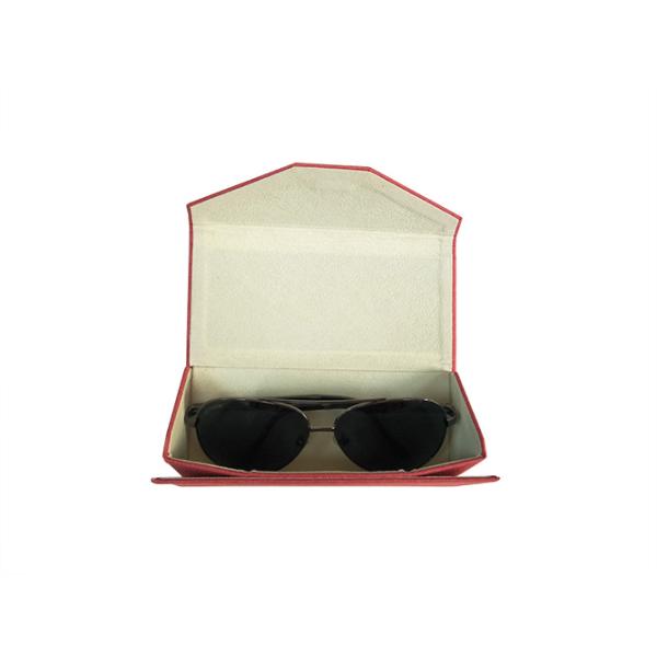 Fabric Folding Eyeglass Case With Customized Color Logo Printing