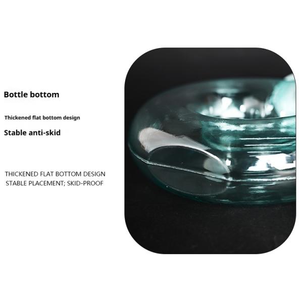 Circular Ring-shaped Creativity Bracelet Beverage Plastic PETG Bottle Leakproof Travel Round Drinking Bottle