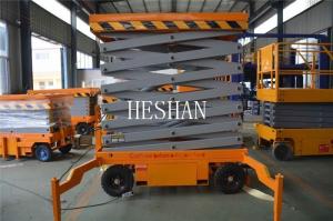 China Hydraulic Mobile Scissor Lift Elevated Work Platform 220V 380V 450V Optional on sale