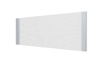 Embedded Building Advertising Transparent Glass LED Screen HD 10.4mm