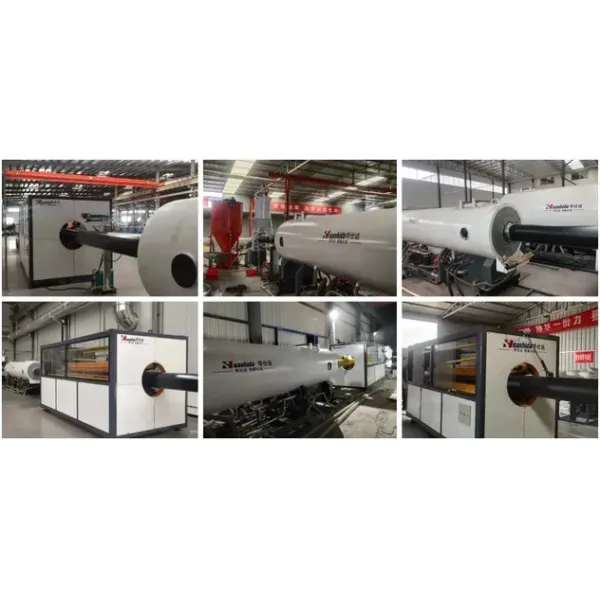 Industrial HDPE Jacket Pipe Making Machine with High Output Vacuum Calibration and Dust-Free Planetary Cutting