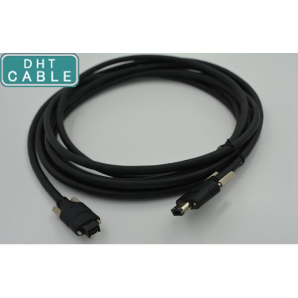 Industrial Camera High Speed IEEE 1394A Cable PVC Sheath For Machine Vision System
