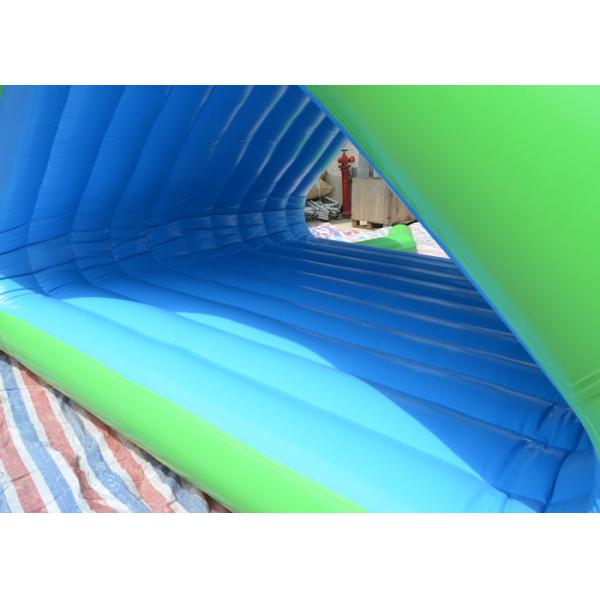 Commercial Inflatable Floating Freefall Water Slide Toy Logo Customized