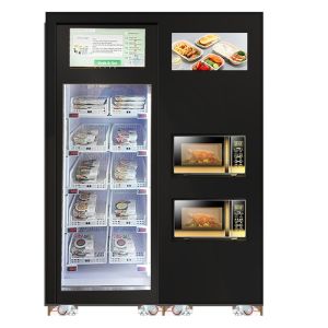 Buy cheap Smart Fridge Vending Machine With Microeaves For Hot Food Meal.Snack Drink Salad from wholesalers