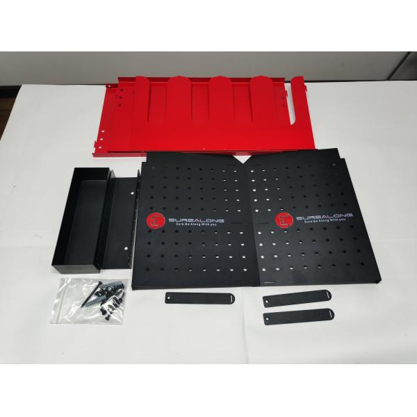 Power Tool Storage Rack Pegboard Mounted Workshop Shelf for Workbench Warehouse