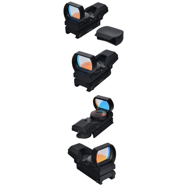 Versatile 1X22X33 Tactical Red Dot Reflex Sight For Optical Red Dot Scope Matte Black