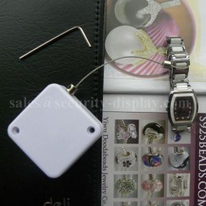 Quality Square Shaped Anti Theft Retractable Tethers With Loop Cable End for sale