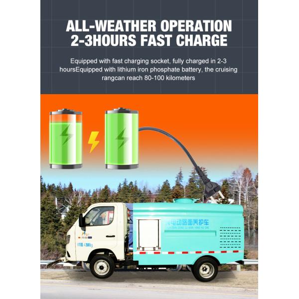 High-speed Driving Multi-functional Sweeper New Energy Sanitation Cleaning Vehicle for Sale