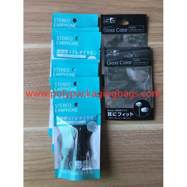 Non - Toxic Sealable USB Cable Packaging Bag For Underwear No Leakage