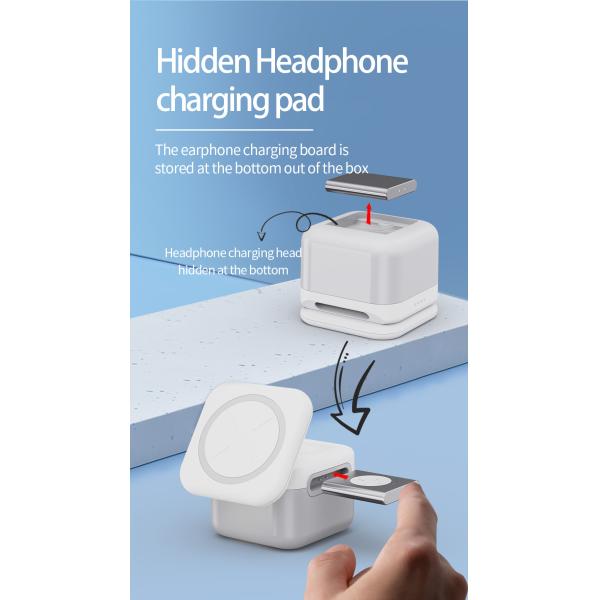 Name Multifunction Wireless Charger - Blue LED Light ≤6mm Transmission Distance