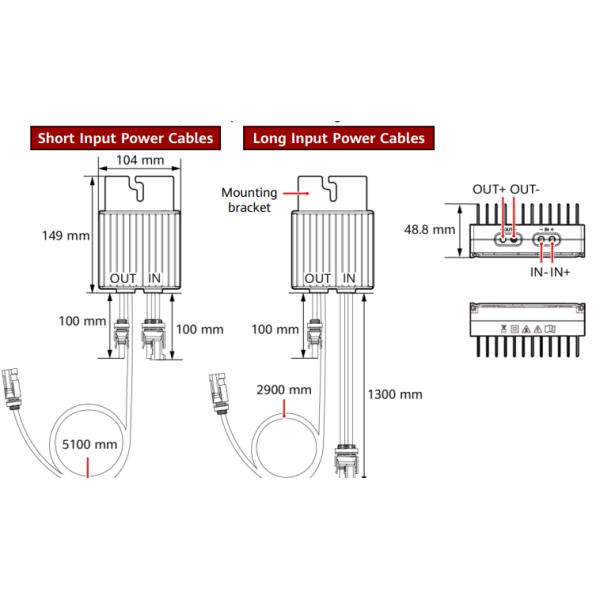 High Efficiency Merc-1100w-P 1100w Huawei Pv Smart Solar Power Optimizer