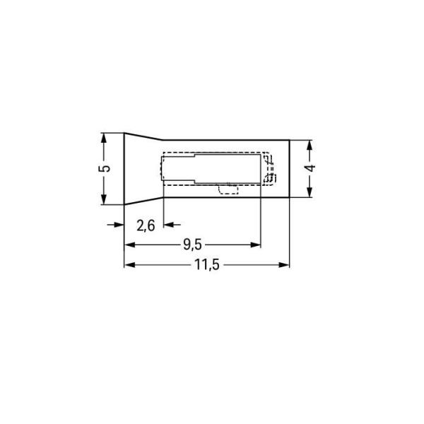 Needle Spacing 6.5mm SMD LED Connector Chrome Nickel Spring Steel