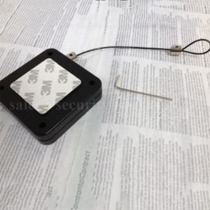 Square Retracting Multi-Purpose Security Tether With Adjustable Lasso End