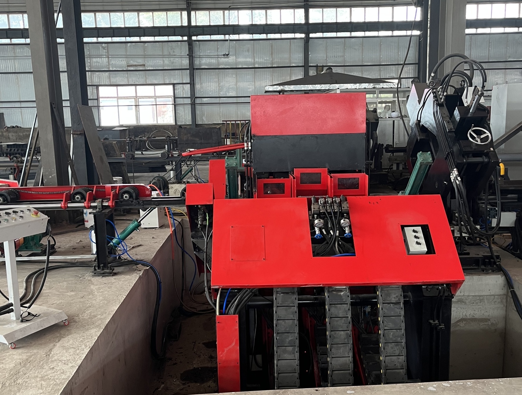 High-Speed CNC Angle Drilling and Marking Machine for Power Tower Manufacturing
