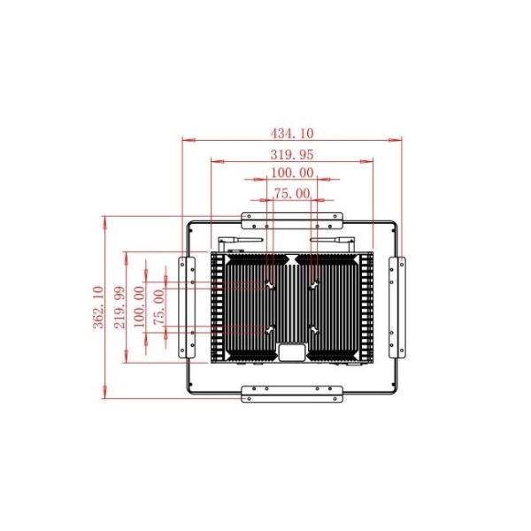 19-Inch Touch Screen for Transportation Hubs and Access Control Panels