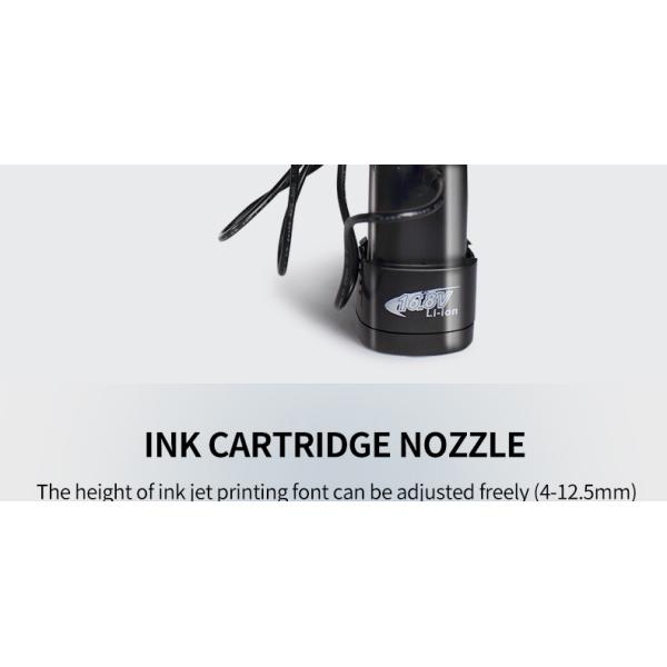 Date Code Hand Jet Printer 12.7mm Printing Height CE Approved 3.5kg Weight for Coding