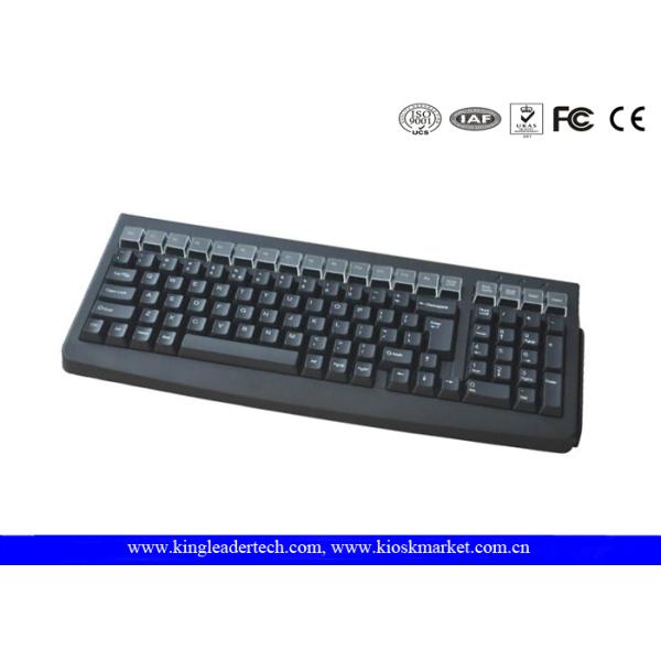 Black ABS Plastic Keyboard Laser - Etched With Magnetic Strip Reader