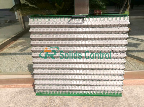 Steel Frame Shaker Screens Wave Type Shaker Screen 2 - 3 Layers High Efficiency