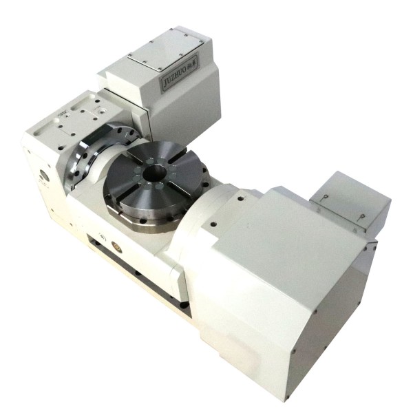 High Precision 5th Axis Rotary Table , Drive Rotary Table For CNC Milling Machine