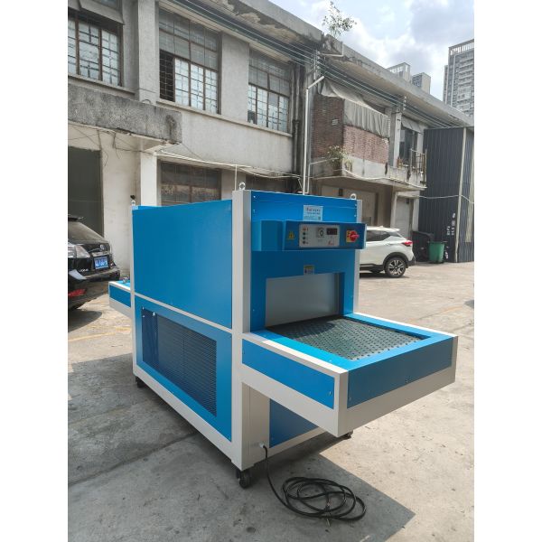Automatic Blue Shoe Chiller Machine Cold Cooling for Freezing Shaping Machine High Speed Shoe Chiller Cold Setting Machine