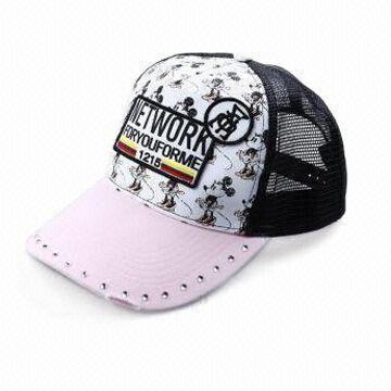 5-panel Structured Imprinting Children's carton Cap, composite sponge mesh, caps for kids,baby sports hats(YC-BN035)