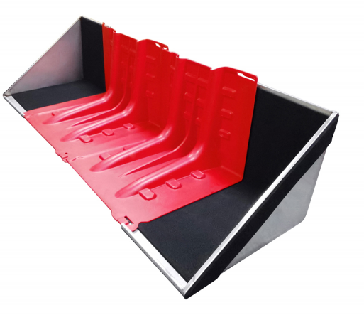 height 52.8 red ABS plastic anti-uv coating flood baffier