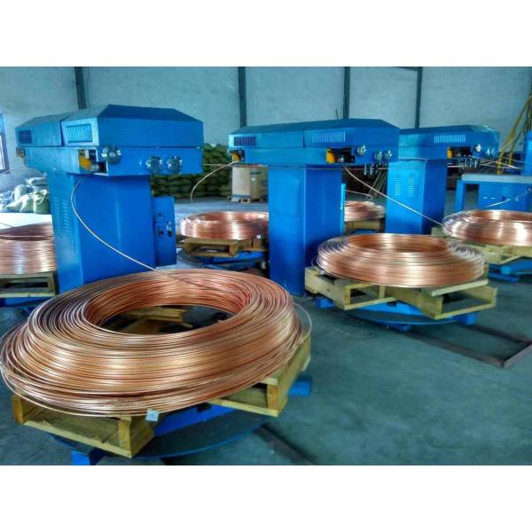 8mm Copper Continuous Casting Machine 2400mm/min For Cable 1.5 2.5