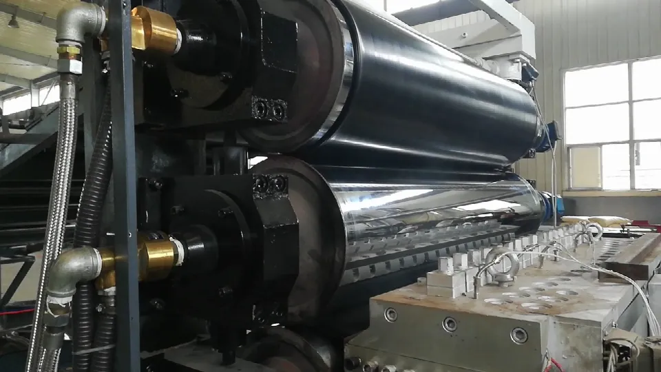 Plastic Sheet Extrusion Line for Single & Multilayer Sheet with Maximum 3000mm Width and 0.1-30mm Thickness