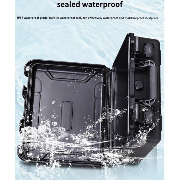 IP67 Waterproof Plastic Tool Box with Customizable Logo and High-Density Sponge Lining for Equipment Protection