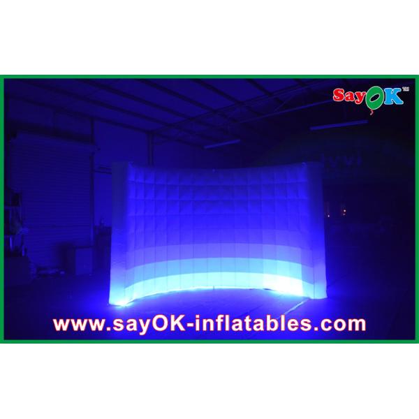 Inflatable Party Decorations Customized Red / Blue Large Led Inflatable Walls For Stage Decoration