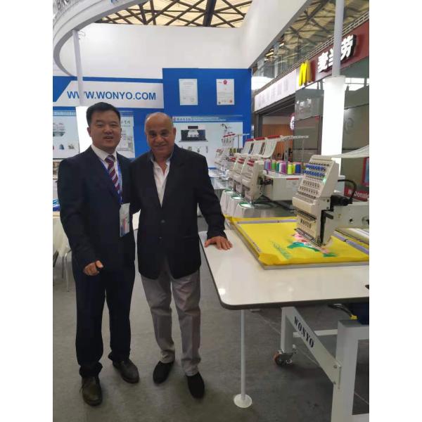 WYQ1501 Home-use Single Head Programmable and Computerized Embroidery Machine on Caps and Shirts 200-300 mm