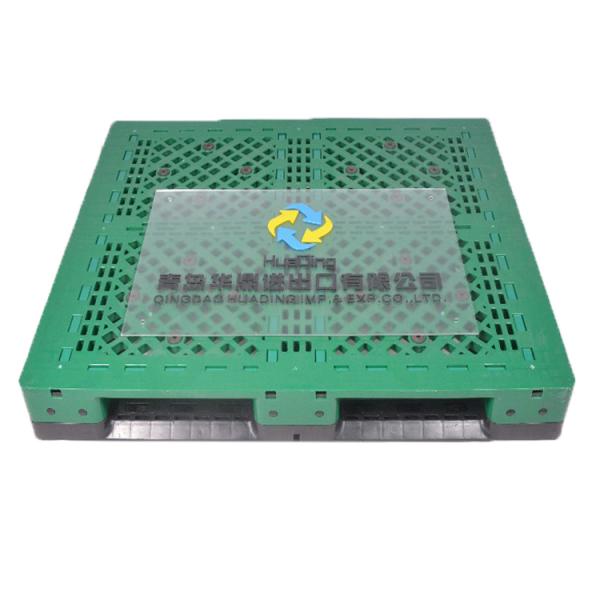 Large Size Stacking Plastic Pallet by HUADING Grid Double Faced for Racking System