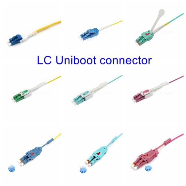 Duplex UPC Fiber Optic Patch Cord Customized Easy Pull Push Plug
