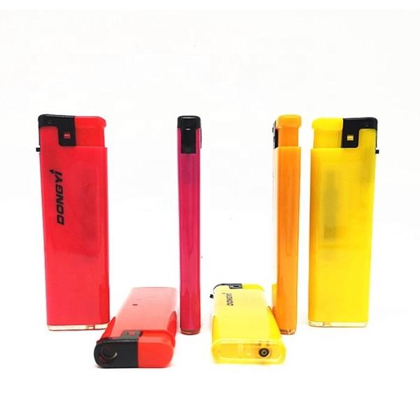 Style Compact and Slim Windproof Lighter with Surprising from Dongyi Plastic Material