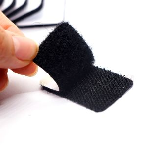Rectangular Adhesive Hook And Loop Carpet And Screen Window Fixation Double