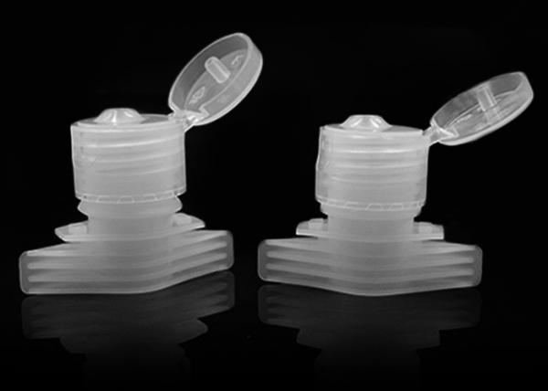 Buy HDPE Plastic Spout Nozzle In 20/410 Flip Top Bottle Cap For Sanitizer Doypack at wholesale prices