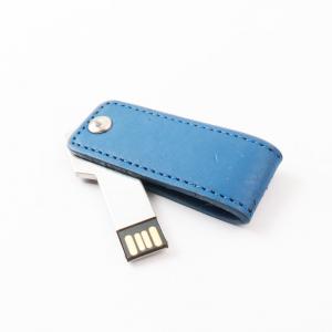 China custom Embossing Logo PU Leather USB Flash Drive USB 2.0 Port on sale