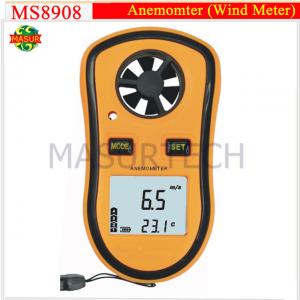 China Mini Digital Wind Speed Meter Pocket Anemometer Thermometer Digital Thermometer Speed Temperature Measuring Instruments on sale
