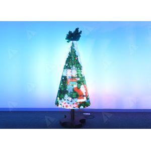 Irregular Shaped Led Screen Christmas Tree Pitch P6 LED Display