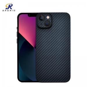 Quality Precision Camera Cutting Carbon Fiber Mobile Case Black Color For IPhone 14 Pro for sale