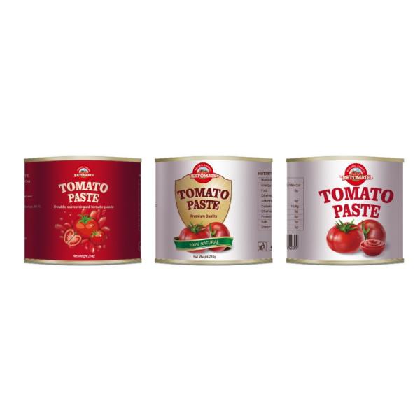 210g Tomato Paste Conforms To International Quality Benchmarks Including ISO HACCP BRC And FDA Rules