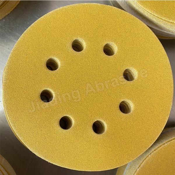 Customized Support 6inch 17holes Hook and Loop Sanding Discs for Auto Putty Polishing
